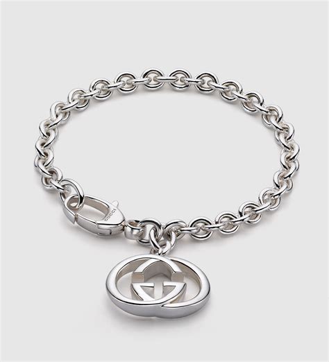 Gucci Interlocking bracelet with charm 